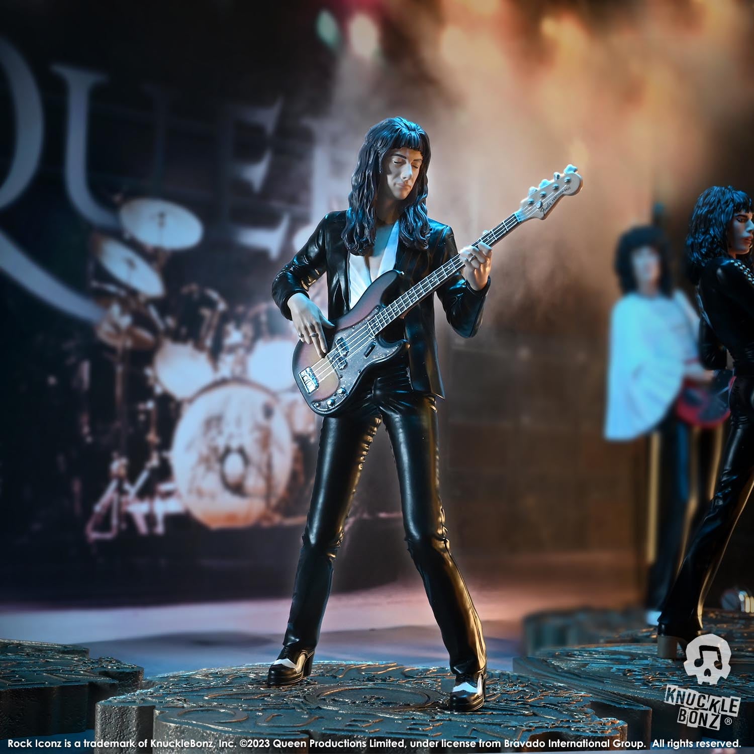 Queen II John Deacon KnuckleBonz Statue
